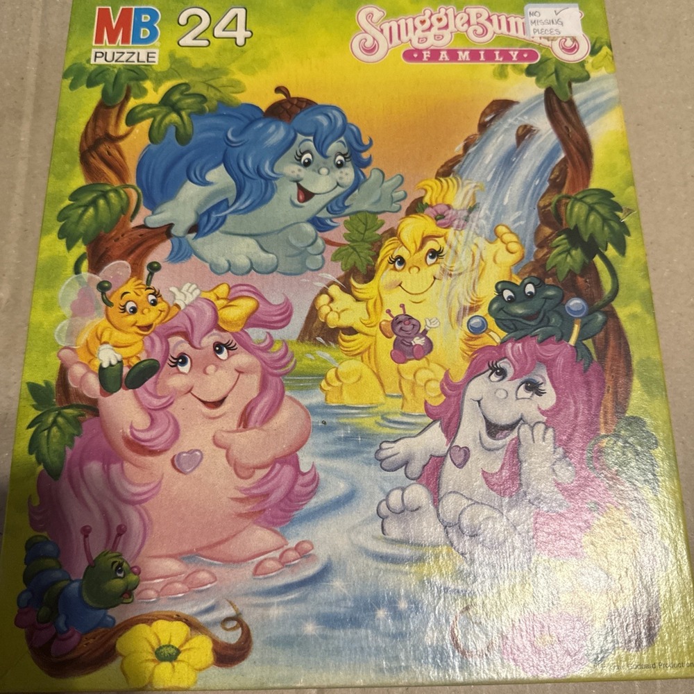 Vintage Rare 1985 Snugglebumms Family‎ 24 Piece Puzzle Complete